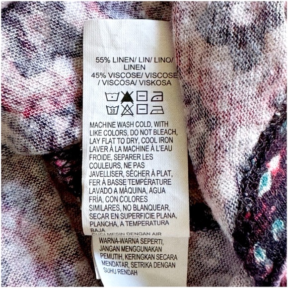 Lucky Brand Moroccan Tile Print Tee S - Picture 13 of 15